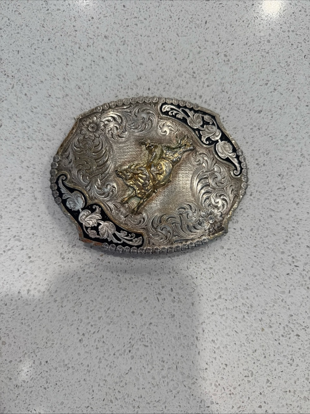 Montana Silversmiths Western Belt Buckle Bull Rider